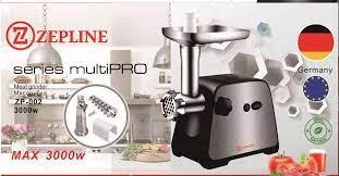 Електрична м'ясорубка з насадками для томатів Zepline ZP-002 3000 W