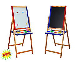 Дитячий мольберт із рахівницею, Арт. 046