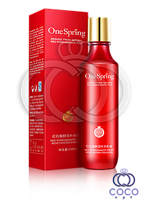 Тонер для обличчя One Spring Red Pomegranate Toner з екстрактом граната