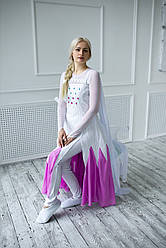Карнавальний костюм для аніматорів Ельза Frozen 2 Біла