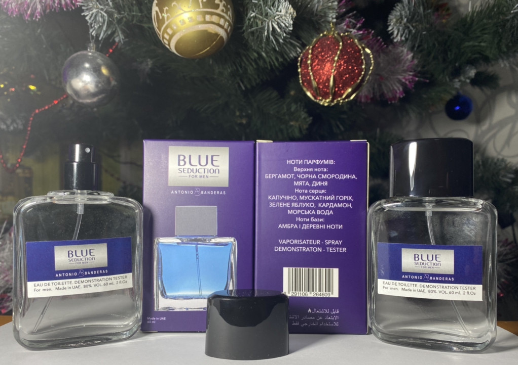 Міні-тестер Duty Free 60 ml Blue Seduction Antonio Banderas, Бандерас Блю Седакшн, фото 1