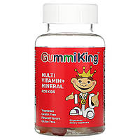 GummiKing, Мультивитамины и минералы для детей, Multi Vitamin Mineral For Kids, 60 жевательных мармеладок