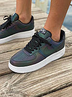 Кросівки Nike Air Force 1 Low Reflective (Низькі Найк Аір Форс з рефлективными вставками) чоловічі і жіночі 36