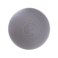Масажний м'яч Lacrosse Roller Ball 6,5 см для масажу спини і тригерних точок (FI-7072) Сірий