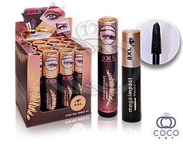 Туш для вій об'ємна 8 XL Mega Impact Mascara з ефектом накладних вій