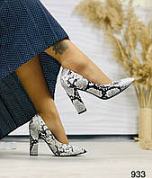 Шикарные женские туфли на устойчивом каблуке СКИДКА на последние 36, 38 розмір