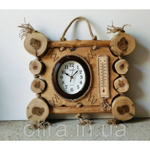 Годинник з градусником, фото 1