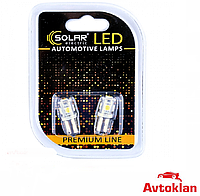 Лампочка с цоколем LED T8.5 SMD белая 5-диодов 24V-4Вт BA9s (Solar) (к-т.-2шт.) SL2531