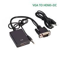 Конвертер VGA - HDMI HD с аудио