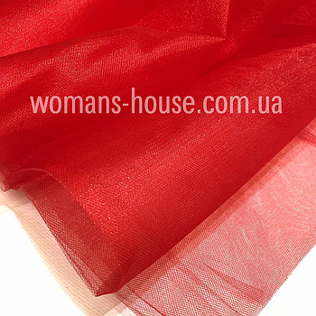 Фатин м'який (Kristal Tul) Червоний