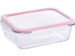 Контейнер харчовий 1000мл скляний Bergner прямокутній Колір прозорий 25025-BG-RD, фото 1