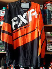 Джерсі для мото кросу Drive Pro чорно помаранчева розмір 2XL