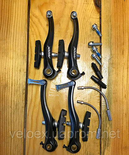 Тормоза Artek V-brake MV993 без тормозных ручек (комплект - перед+зад ...