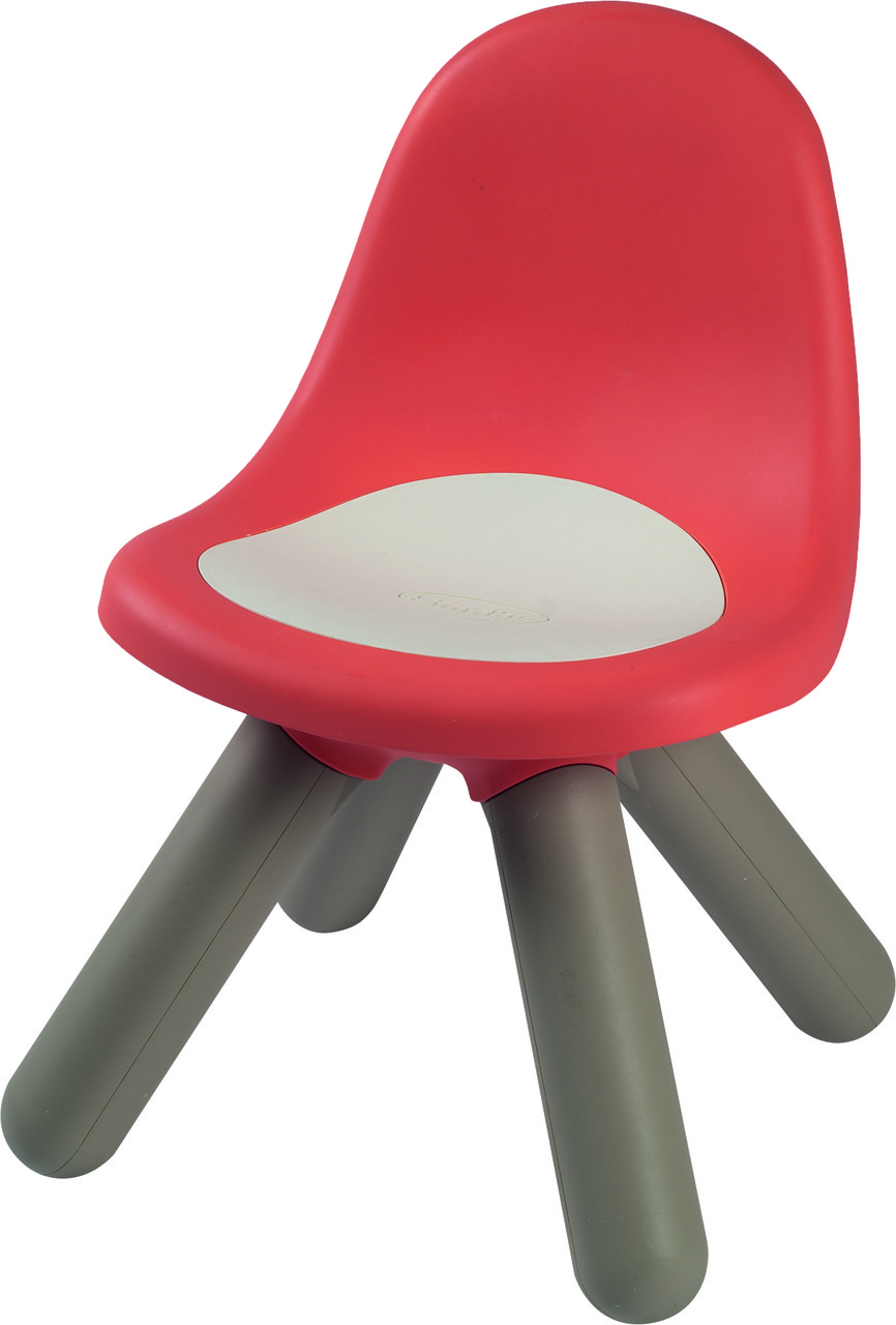 Дитячий стільчик Smoby зі спинкою Червоно-білий (880107)