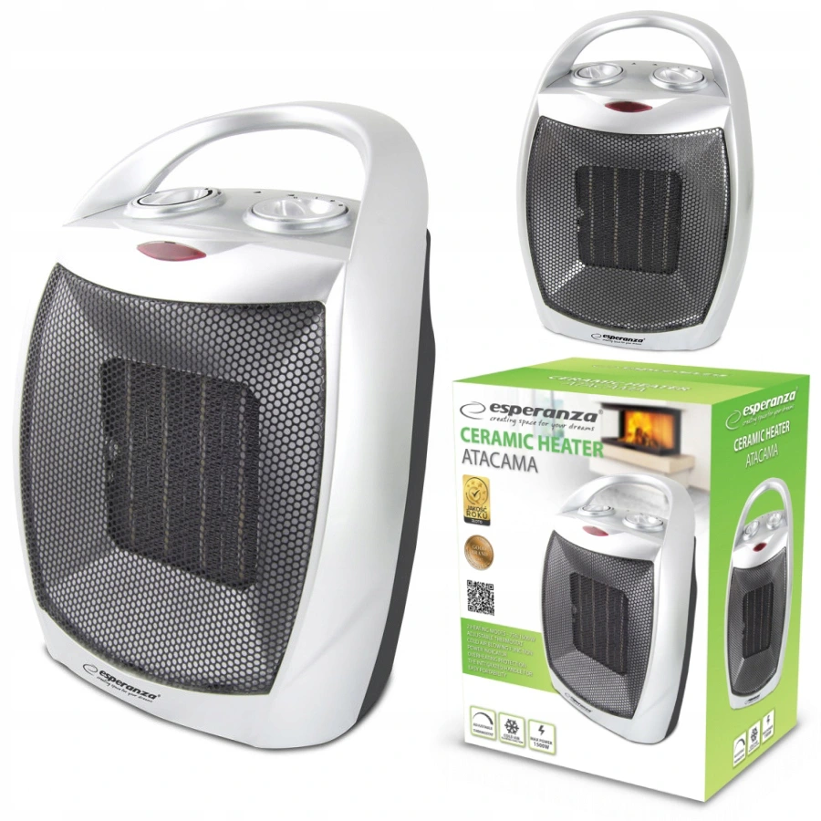 Обігрівач, керамічний тепловентилятор Esperanza EHH006 Atacama ceramic (1500Вт, Польща), фото 1