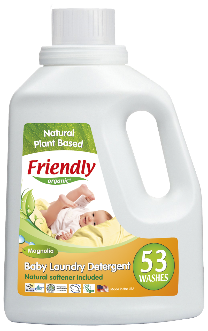 Органічний рідкий пральний порошок-концентрат "Магнолія" Friendly Organic 1,57 літрів (53 прання)