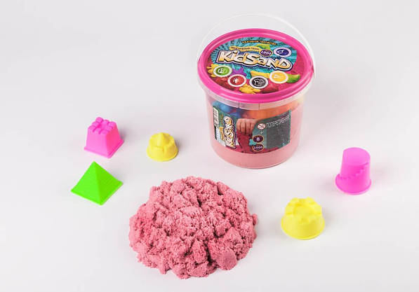 Кінетичний пісок "KidSand" 1 кг Банка, фото 6