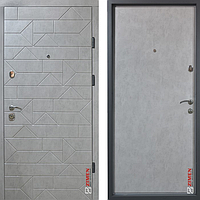 Дверь металлическая Zimen Pattern Бетон Серый для квартиры, для офиса