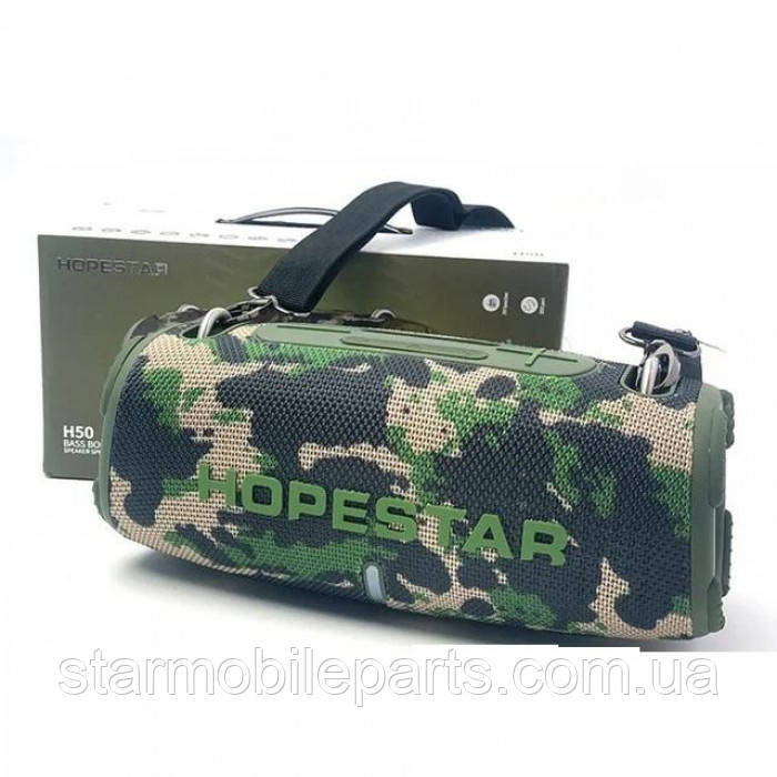 Портативна Bluetooth колонка Hopestar H50 камуфляжна, фото 1