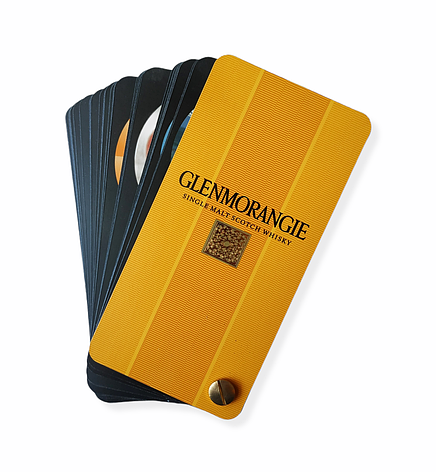 Фірмовий буклет зі смаками Glenmorangie Single Malt Scotch Whisky. Рекламний буклет Glenmorangie Single Malt, фото 2