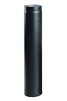 DARCO Труба 1м диам.130 мм одностенная черная, 2мм