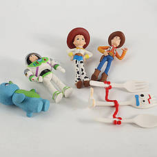 Набір фігурок Історія іграшок 4. Ігрові фігурки з мультфільму Toy Story 7 шт. Іграшка Вуді, Базз Лайтер, Джессі, Форки, фото 2