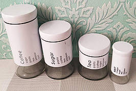 Набір для цукру, солі, чаю та кави A-PLUS | | Набір пляшечок | Набір ємностей