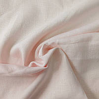 Льон натуральний для пошиття одягу ніжно-персиковий, ширина 150 см