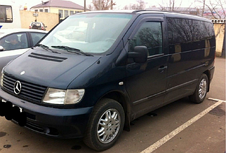 Дефлектори вікон, вітровики на Mercedes Vito I 1996-2003 (скотч)