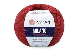 YarnArt Milano, Червоний №862