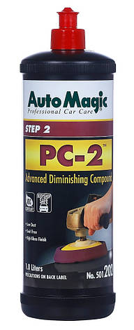 Абразивна паста для другого кроку полірування — Auto Magic No501202 PC-2 Advanced Diminishing Compound 1 л, фото 1