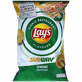 Чипси Lay's Subway teriyaki geschmack 215g