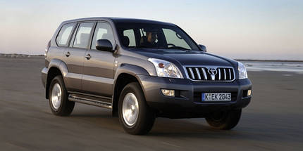 Передні амортизатори Toyota Land Cruiser J120 від 2002 г з двигуном 3,0 4,0 (Стоїки Ленд Крузер Прадо), фото 3