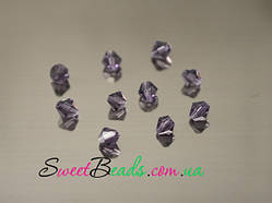 Біконуси 4 мм, фіолетовий