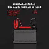 АНАЛІЗАТОР автомобільних АКУМУЛЯТОРІВ і мото KONNWEI KW710 6V, 12V, 24V дисплей 3.2", фото 7