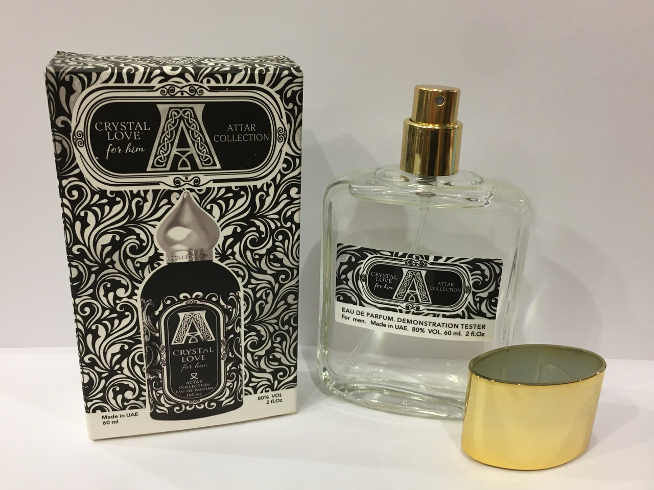 Міні-тестер Duty Free 60 ml Attar Collection Crystal Love for Him, Аттар Колексшн Кристал Лав фо хім, фото 1