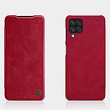 Захисний чохол-книжка Nillkin для Samsung Galaxy M22 / M32 / A22 4G/LTE Qin leather case Red Червоний, фото 7