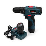 Акумуляторний шуруповерт Bosch TSR12-2LI з набором 12V 3Ah Li-Ion дриль-шуруповерт бош, фото 10