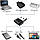 Перехідник USB Male to Type-C Female Adapter Converter. Адаптер TypeC (мама) - USB (тато) WC32QS Сріблястий, фото 5