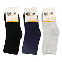 Высокие детские носочки однотонные деми носки для мальчика девочки BROSS