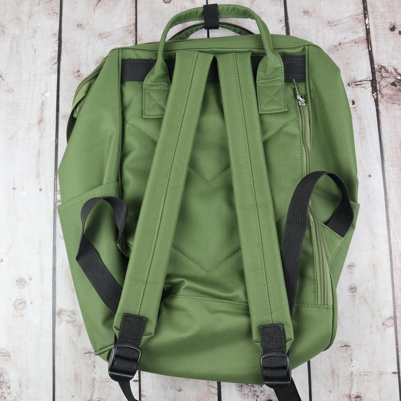 Рюкзак хаки зеленый городской модный 16 литров от бренда Kanken Classic Totepack Канкен школьный - фото 4 - id-p1465795850