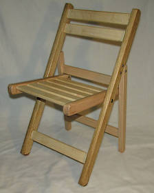 Стільчик "Компакт-міні" (складаний, дерев'яний) з БУКА