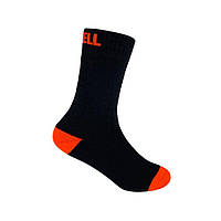 Носки детские водонепроницаемые Dexshell Ultra Thin Children Sock L чорно-оранжевые