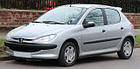 Ручка двері зовнішня задня ліва Пежо 206 - Peugeot 206 1998-2009, фото 3