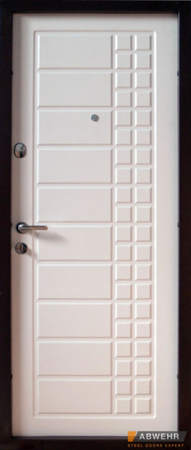Дверь металлическая Абвер Avers Siona Vinorit Венге темный/Венге светлый для улицы - фото 3 - id-p1412072454