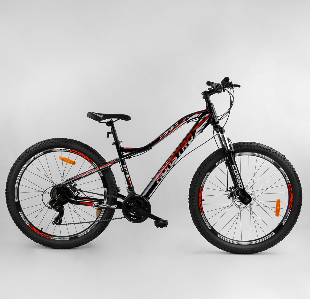 Велосипед CORSO MONSTRO 27.5" полуфетбайк