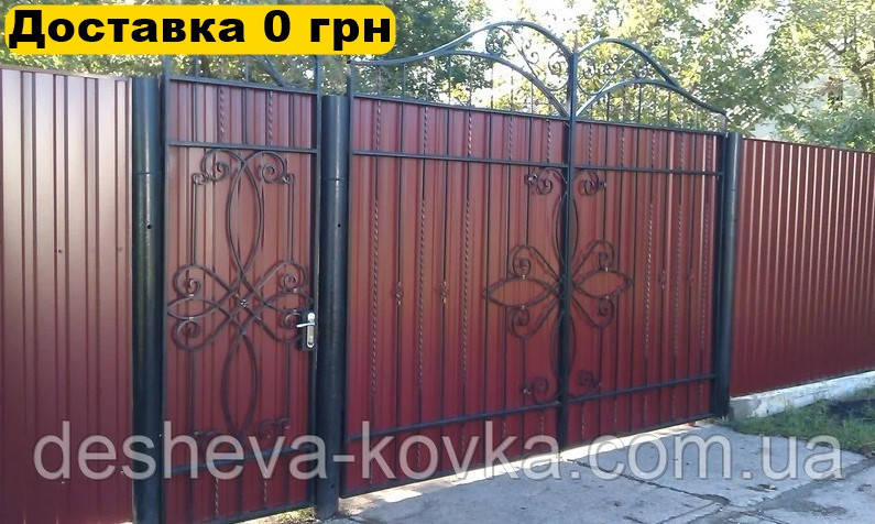 Ковані ворота з ковкою