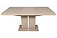 Розкладний стіл Nicolas Manhattan 120-163х81.6см матовий мокко МДФ зі скляним покриттям на одній ніжці, фото 9