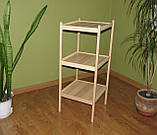 Етажерка для квітів з масиву БУКА, фото 4