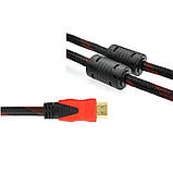 Високошвидкісний кабель GBX HDMI-VGA (V1.4) 1.5M перехідник hdmi vga кабель адаптер позолочений посилений, фото 5